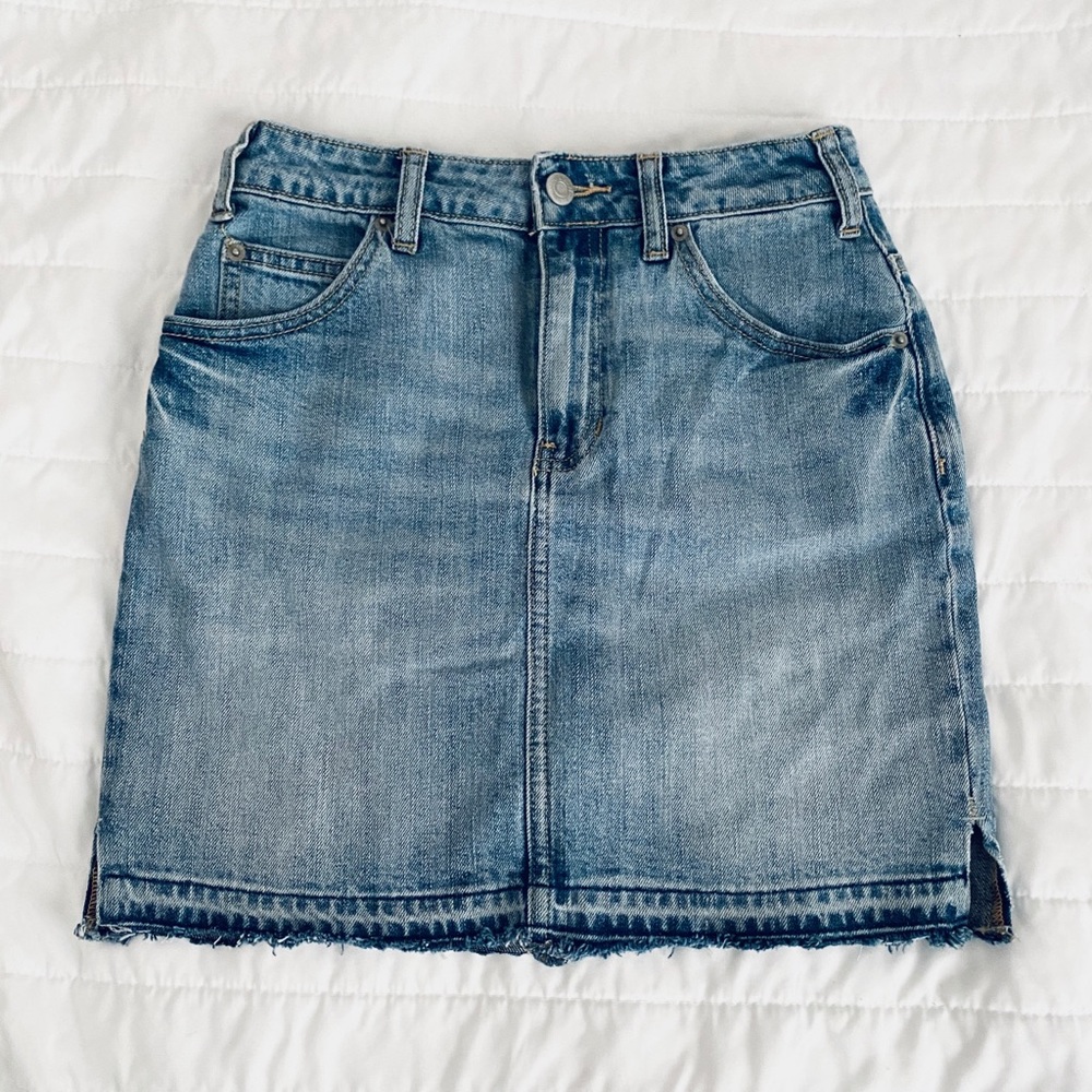 Old Navy Denim Skirt with Side Slits